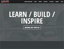 Tablet Screenshot of followmybuild.com